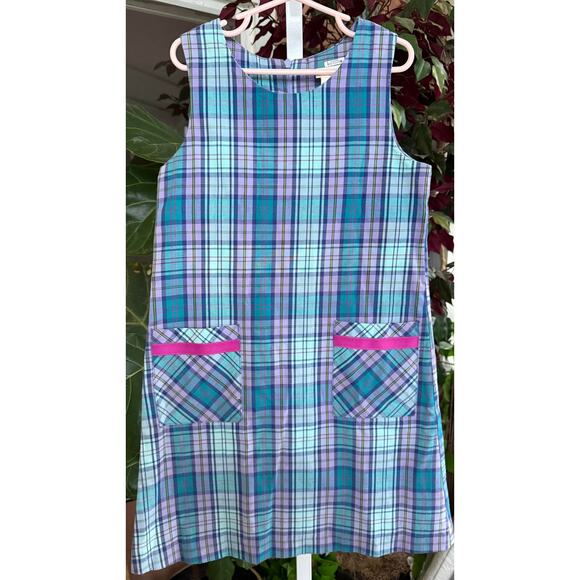 Vintage Hartstrings Girls Plaid Tartan Dress Size 7 Holiday/Valentine’s - Picture 2 of 8